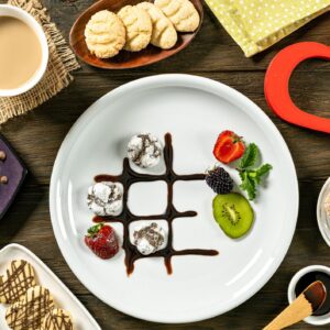 Presentación elegante tipo catering para pedidos personalizados de brigadeiros